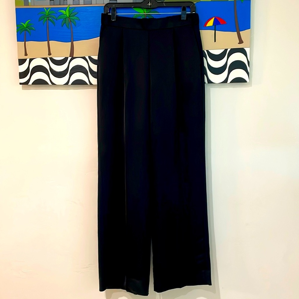 Banana Republic Wide-Leg Satin Pant size S